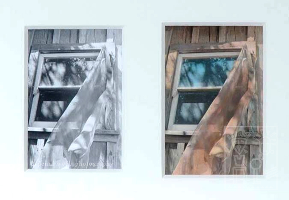 The Window, framed
