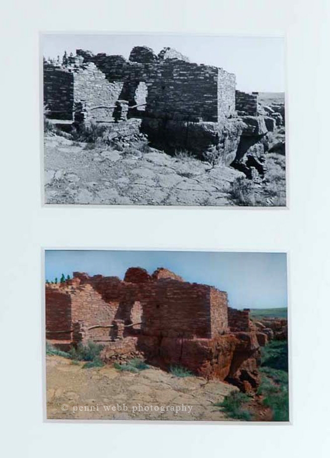 Hopi Ruins, framed