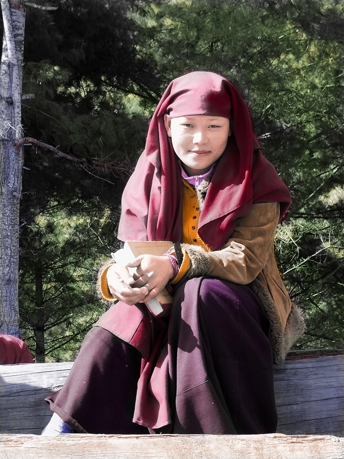 Bhutanese Nun