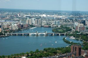 Skywalk - this building overlooks Boston