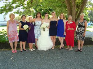 Ladies at the wedding